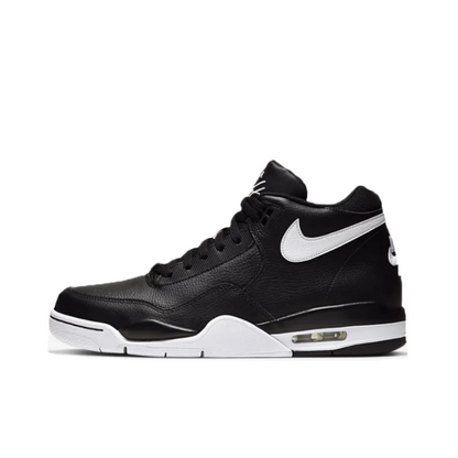 Nike Flight Legacy: Ténis de basquetebol retro de cano médio, confortáveis e versáteis, para homem, branco/azul, BQ4212-103