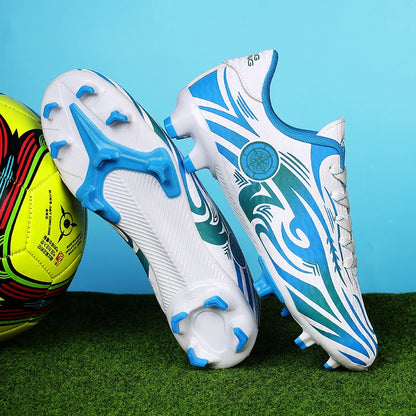 Herren-Fußballschuhe, komfortabel und atmungsaktiv, für Jungen, leicht, rutschfest, Trainingsschuhe für Rasen, Kunstrasen und Outdoor-Sport