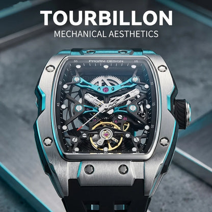 2026 Pagani Design new men's watch 50 meter waterproof stainless steel case luminous dial fashionable men's mechanical watch