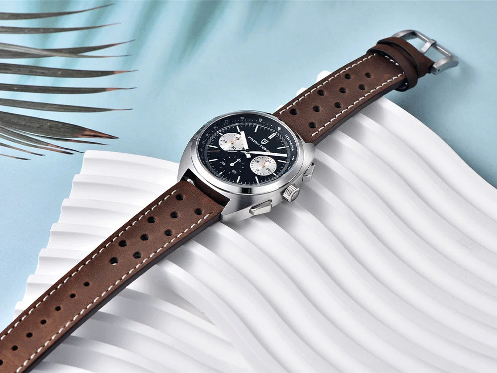 Relógio masculino de quartzo Pagani Design 2026 Fashion, marca de topo de luxo, safira, cronógrafo masculino VK63 em aço, de mergulho