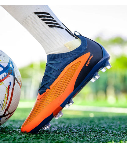 Chuteiras de Futebol para Homem Novas, com Pitons para Exterior, Respiráveis, Antiderrapantes, para Adulto, Desporto, Pitons Longos, Treino, Rapaz, Jogo, Confortáveis