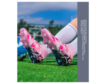 Brand Fashion Football Sneakers for Men and Women Professional Field Boots Big Size 46 Long Spikes Soccer Cleats Men's Football Boots