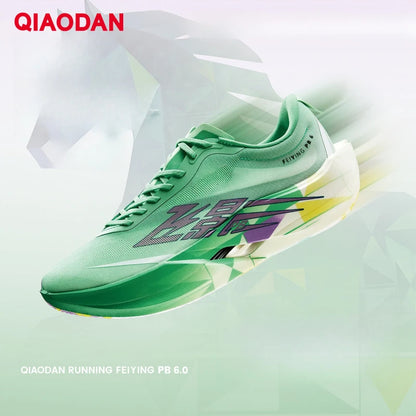 QIAODAN Feiying PB6.0 Ténis de corrida com sola de carbono para homem, ténis profissionais de maratona, ténis desportivos leves QDB023263299