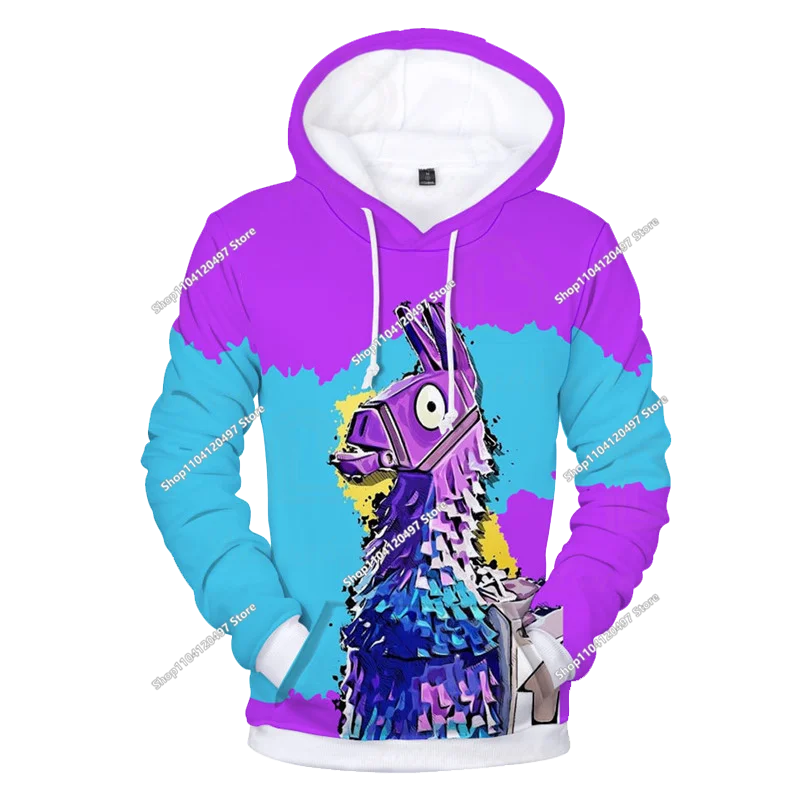 2025 3D New Children's Anime Fortnite Printed Sweater Series Pullover Generation Tide Brand Hoodie Gift