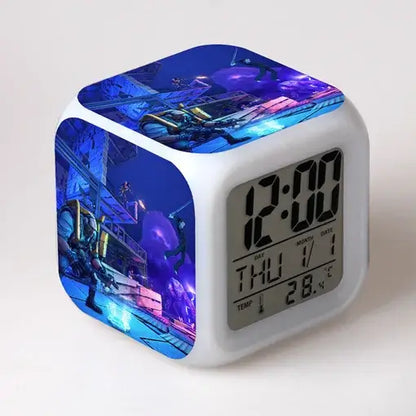Fortnite Alarm Clock Cute Fashion Cartoon Personalized Creative Kawaii Minimalist LED Alarm Clock Gift for Friends' Birthday