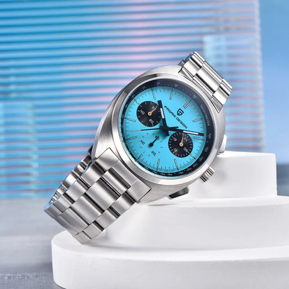 Relógio masculino de quartzo Pagani Design 2026 Fashion, marca de topo de luxo, safira, cronógrafo masculino VK63 em aço, de mergulho