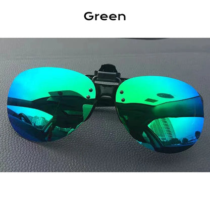 Pilot Polarized Sunglasses Clips Glasses Clip Driving Night Vision Eyeglasses UV400 Outdoor Shades Definition Sun Glasses Clips