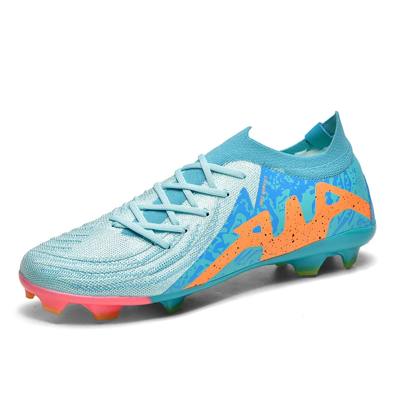 New Men's Soccer Shoes Adult Non-Slip Boys Adult Futsal Sport Football Boots Grass Cleats Indoor Ultralight Turf Comfortable