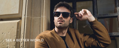 ZENOTTIC Men's Polarized Sunglasses - Lightweight TR90 Frame Square Mens Sunglasses UV400 Protection