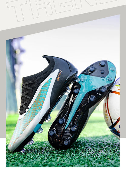 Chuteiras de Futebol para Homem Novas, com Pitons para Exterior, Respiráveis, Antiderrapantes, para Adulto, Desporto, Pitons Longos, Treino, Rapaz, Jogo, Confortáveis