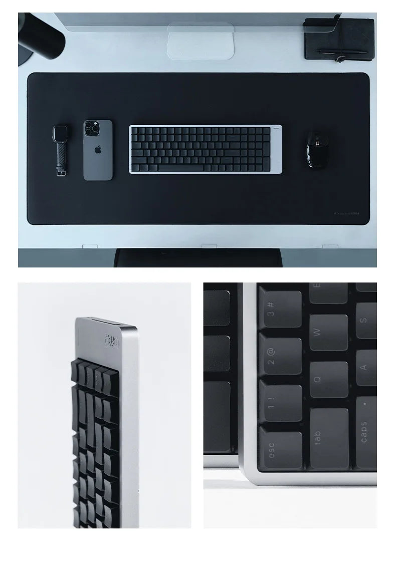 Tastiera meccanica Lofree FLOW2 Business Office, wireless Bluetooth e cablata, silenziosa con suono delicato, compatibile, mute, blocco in alluminio