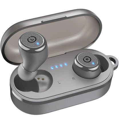 TOZO T10 Bluetooth 5.3 Earphones ,Wireless Headphones , AI Enhanced Calling With Deep Bass, IPX8 Waterproof Earbuds ,45H Play