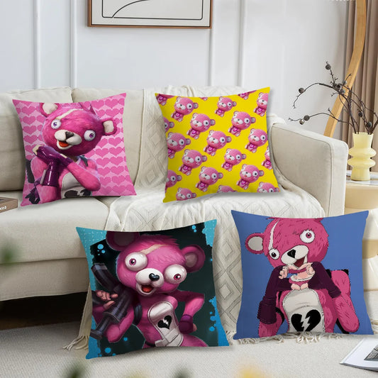 F-FORTNITE Cuddle Team Leader cushion cover For Pillow Printing Sofa Decoration Home CarRoom Coffee Shop Office NordicSimplicity