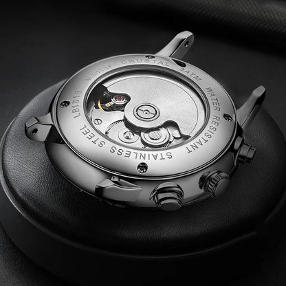 Orologio di lusso da uomo automatico meccanico a carica automatica, elegante, in acciaio inossidabile, luminoso, Relojes Para Hombre 2020