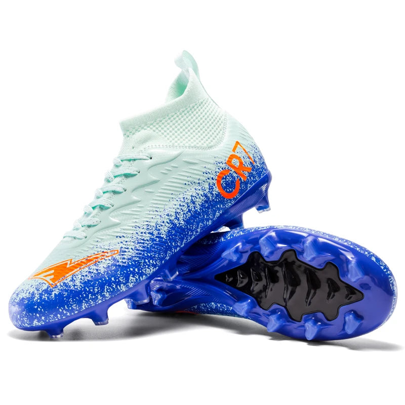 Autumn Hot Selling Shock-Absorbing Adult Football Shoes Soft and Stable Sports Shoes Rebound Wrapped Lightweight Cleats