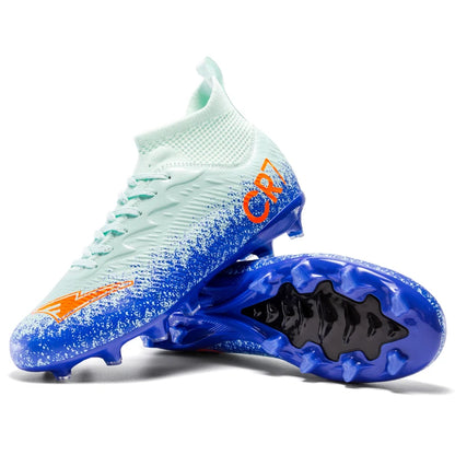 Autumn Hot Selling Shock-Absorbing Adult Football Shoes Soft and Stable Sports Shoes Rebound Wrapped Lightweight Cleats