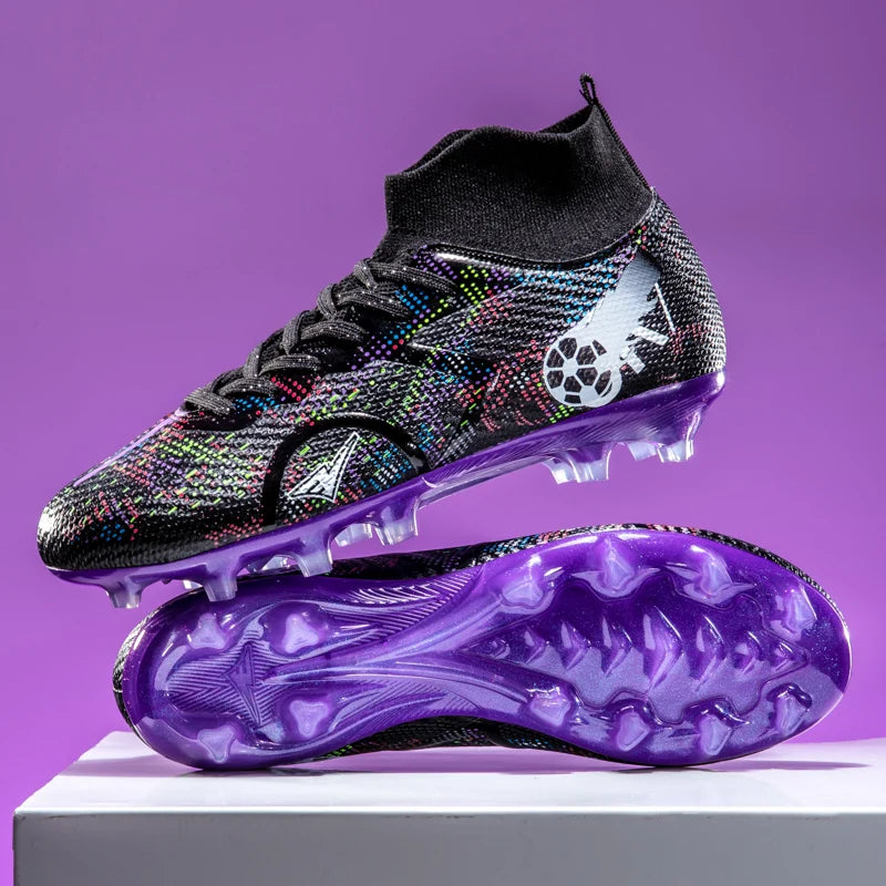 Nieuwe voetbalschoenen voor heren, ademende trainingsschoenen met noppen voor gras, lange spikes voor wedstrijden, indoor sneakers, ultralicht, dropshipping