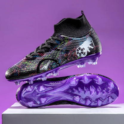 Nieuwe voetbalschoenen voor heren, ademende trainingsschoenen met noppen voor gras, lange spikes voor wedstrijden, indoor sneakers, ultralicht, dropshipping