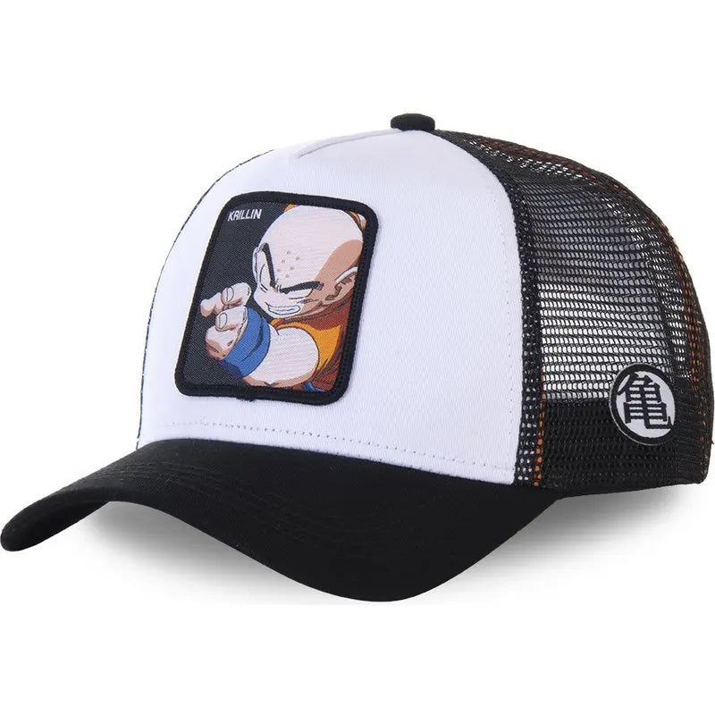 Dragon Ball Z stílusú anime Son Goku pamut új baseball sapka férfiaknak és nőknek, hiphop, apáknak, állítható hálós sapka, teherautós sapka