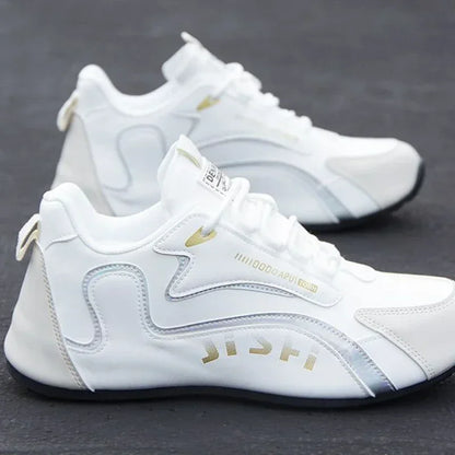 Sneakers da uomo in pelle PU impermeabili, scarpe sportive casual, scarpe da tennis leggere, traspiranti, piatte e antiscivolo, Zapatillas Hombre