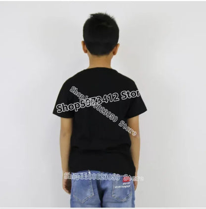 Fortnite Kindergeburtstag Zahlen-T-Shirt für Mädchen und Jungen, Sommerkleidung, Baby-Baumwoll-T-Shirt, Party-Kurzarm-Oberteil, Geschenk für Kleinkinder