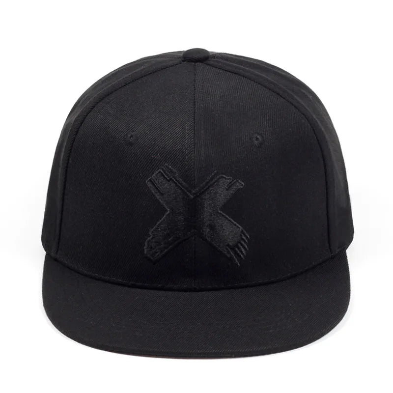 New Adult Snapback Caps Male Hip Hop Baseball Cap 3D Embroidery Flat Peak Caps Men Women Fitted Band Rock Hiphop Hat Female Bone