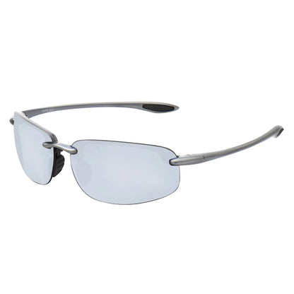 JULI Sports Sunglasses for Men Women TR90 Rimless Frame UV400 Protection for Cycling Running Fishing Baseball Driving 8001
