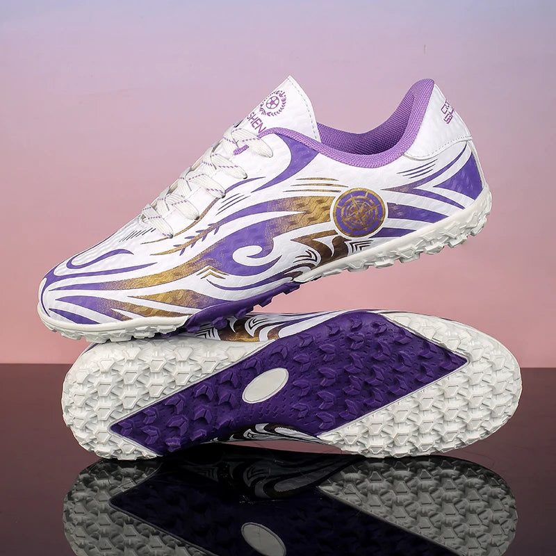 Herren-Fußballschuhe, komfortabel und atmungsaktiv, für Jungen, leicht, rutschfest, Trainingsschuhe für Rasen, Kunstrasen und Outdoor-Sport