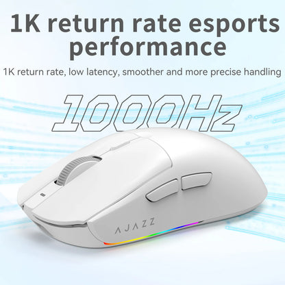 AJAZZ AJ139Pro/AJ139V2MC vezeték nélküli egér PMW3395/PAW3311 chipkészlettel, 12000-26000Dpi, professzionális gamer egér