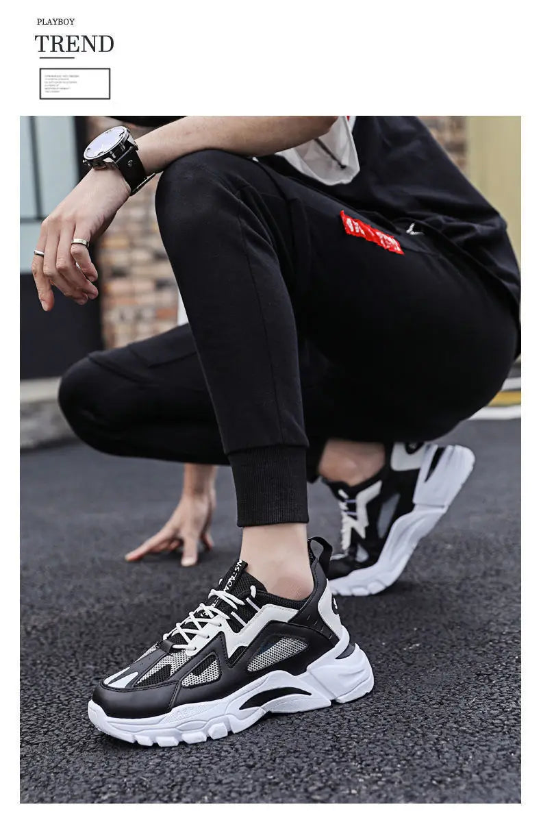 Neue Outdoor-Freizeitschuhe für Herren, modische Sportschuhe, leichte, bequeme und atmungsaktive Herrenschuhe