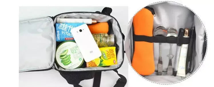Classic Game FortniteS Child Insulated Large Capacity Bag for Boy Girl Student Outdoor Picnic Resuable Thermal Cooler Lunch Box