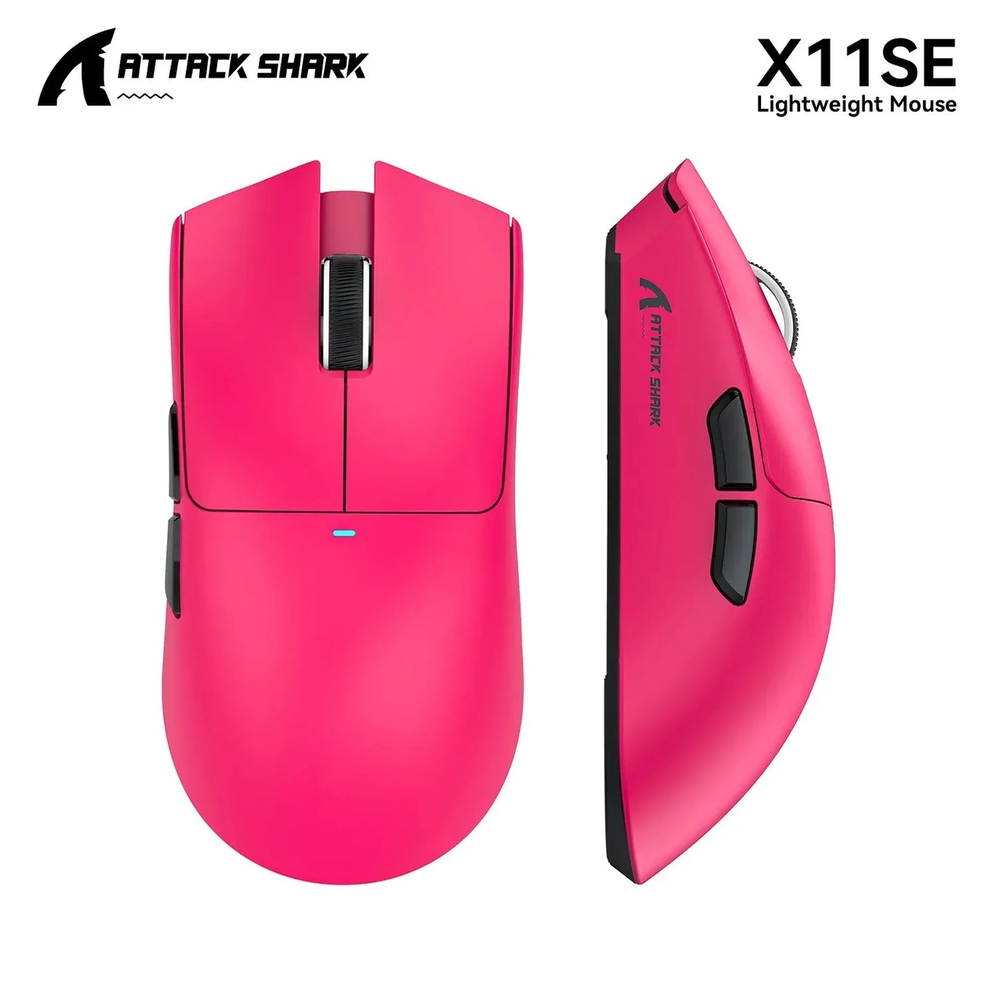 ATTACK SHARK X11SE ultraleichte kabellose Gaming-Maus, 20Millionen Klicks Lebensdauer, PAW3311 Gaming, 22KDPI, 400IPS, 40G, 1KHz, 65 Stunden, 30mAH