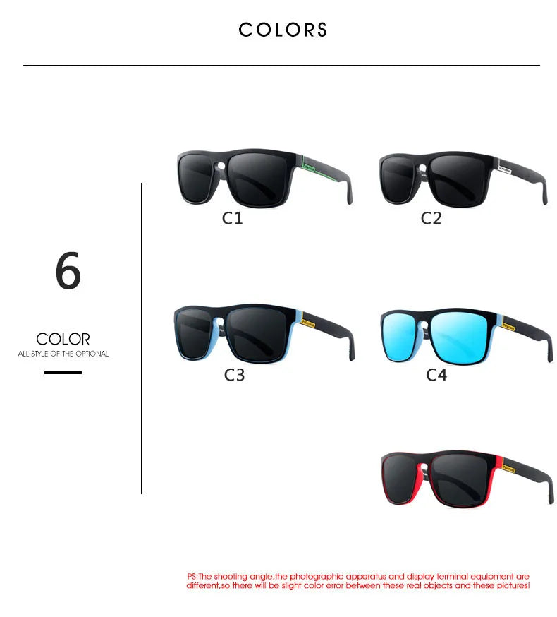 Oculos Masculino Custom Made Myopia Minus Prescription Polarized Lens Square Full-rim Sports Colorful Mirror Sunglasses -1 To-5