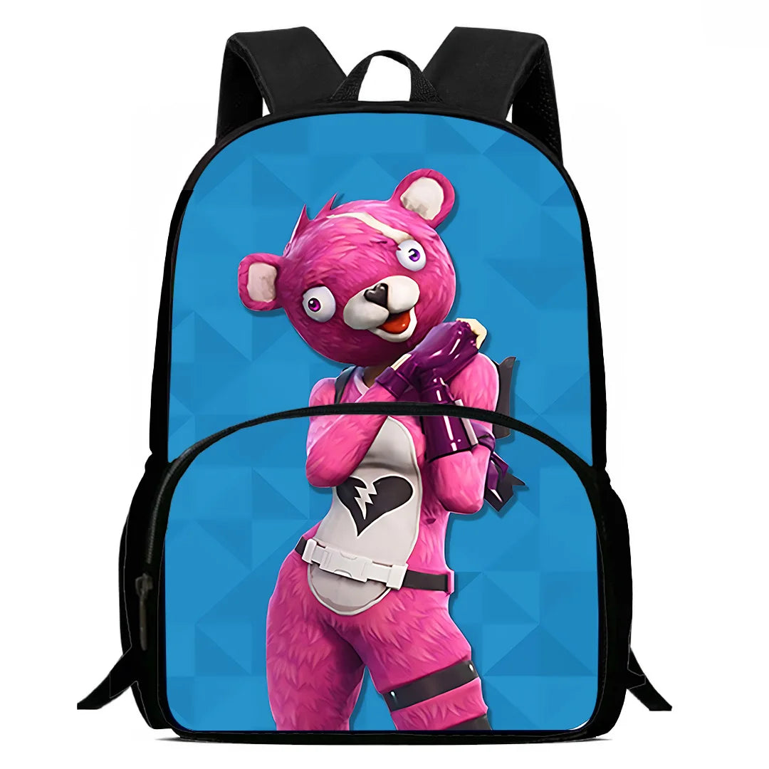 Game Shooting Fortnite Kids Backpacks Boy Girls Student Birthday Gift Child School Bags Large Capacity Camping Durable Rucksack