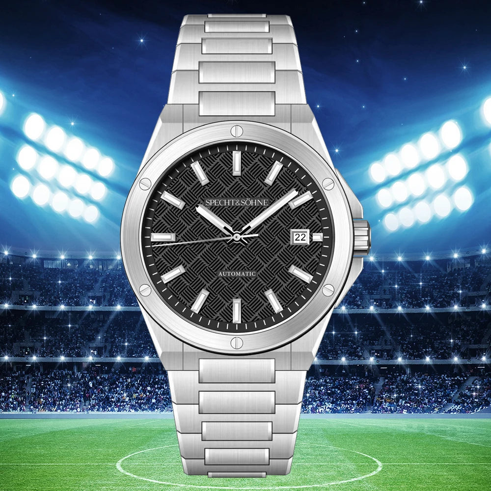 Relógio Masculino Specht&Sohne 2025 Novo 38MM Automático, Movimento Japonês Miyota 8215, Aço, Vidro de Safira, Reloj Homb Impermeável