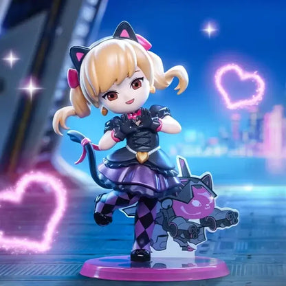 POP MART Overwatch Play of The Game Series Caixa Mistério Original Blind Box Surpresa Figuras de Ação Anime Adoráveis Ornamentos Figurinhas