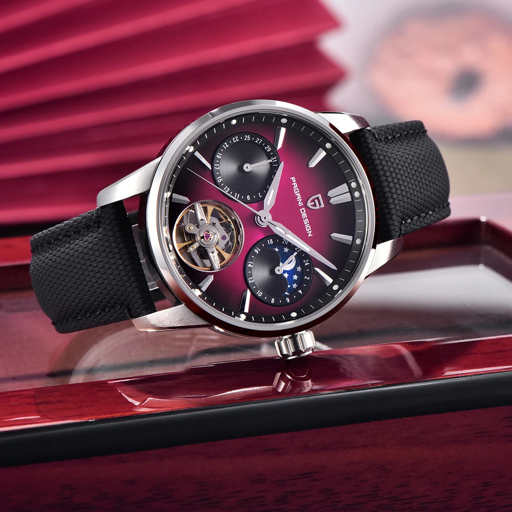 Pagani Design 2025 New 41MM Luxury Automatic Mechanical Men's Watch Stainless Steel 100m Waterproof Pilot Watch reloj hombre