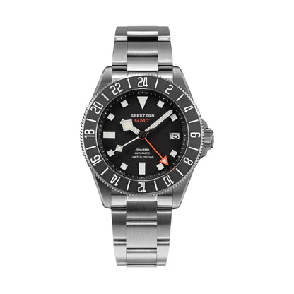 SEESTERN Titanium Diver Men of Watch GMT Automatic Mechanical Wristwatch NH34 Movement Sapphire Crystal 200M Waterproof Lume New