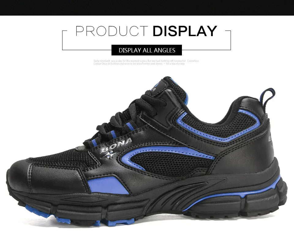 BONA New Designers Laufschuhe – Atmungsaktive Outdoor-Sportschuhe für Damen – Leichte Sneaker – Bequeme Sportschuhe für Damen