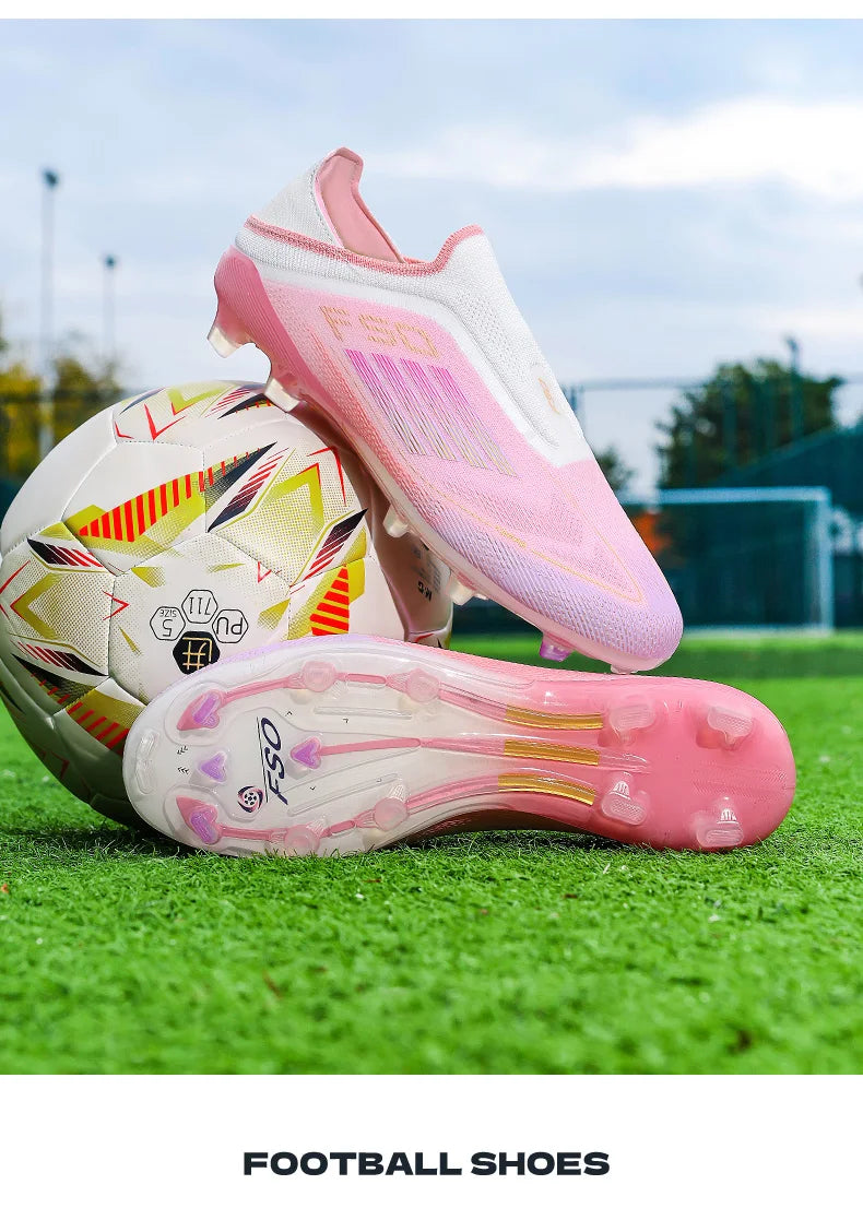Neue Herren-Fußballschuhe für Kunstrasen – bequeme Fußballschuhe, Sport-FG-Rasenschuhe, Futsal, rutschfest, Outdoor, für Erwachsene, ultraleicht und rutschhemmend