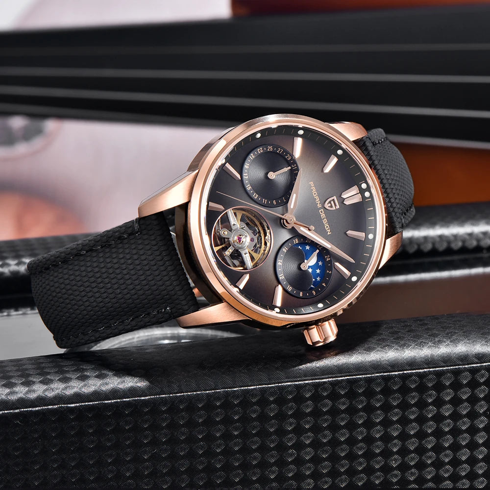 Pagani Design 2025 New 41MM Luxury Automatic Mechanical Men's Watch Stainless Steel 100m Waterproof Pilot Watch reloj hombre