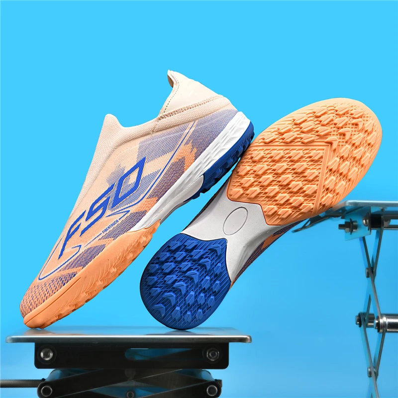 Nové pánské fotbalové boty na trávu pro dospělé, protiskluzové kopačky, ultralehké sportovní sálové boty, FG turf futsal, pohodlné