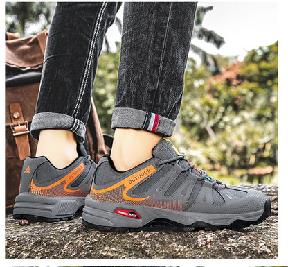 New Outdoor Men's Shoes Men's Anti Slip mountaineering Shoes Travel Hiking Adventure Footwear Fashionable Casual Sneaker