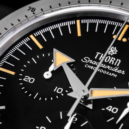 Thron T026 38mm  Watch Sapphire Crystal 316L Stainless Steel PT5000/Swiss Ronda Automatic Movement Vintage Style Men's Watch