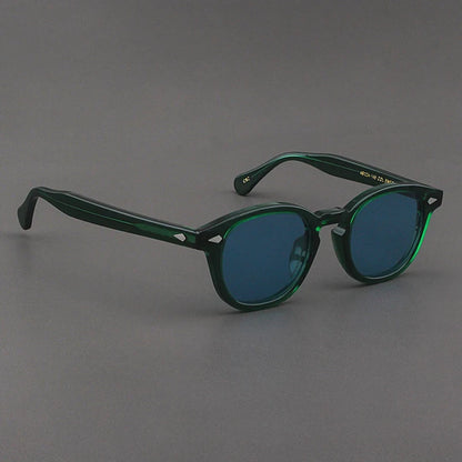 Polarized Sunglasses Men Women Johnny Depp Lemtosh Style Sun Glasses Retro Round Acetate Frame UV400 Lens Oculos