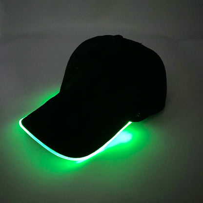 Modieuze lichtgevende baseballpet met LED-verlichting, hiphop-pet voor bar en club, fluorescerende hoed voor heren en dames, DJ-dansaccessoire en kostuumprop