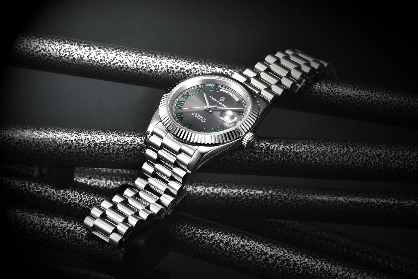 PAGANI DESIGN 2024 New DD40 NH36A Men's Watches Luxury Automatic Mechanical Watch For Men AR Sapphire Glass Date Wristwatch Men