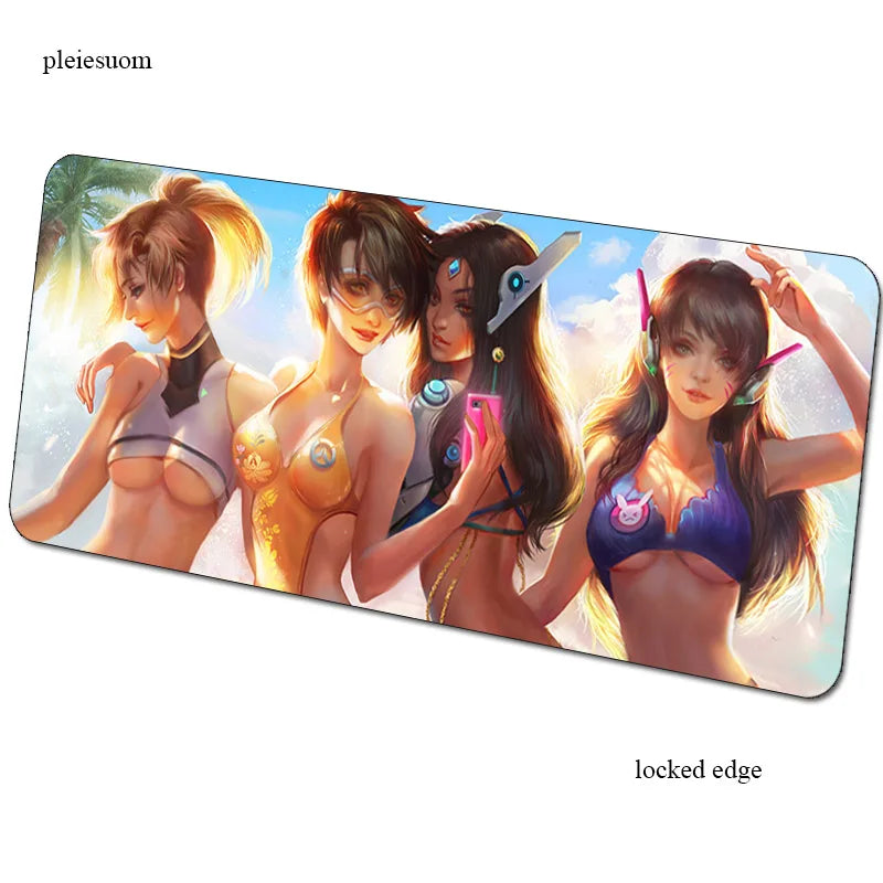 Overwatch mouse pad HD print gaming mousepad game 900x400x3mm mouse pad gamer computer desk cheapest mat notebook mousemat PC