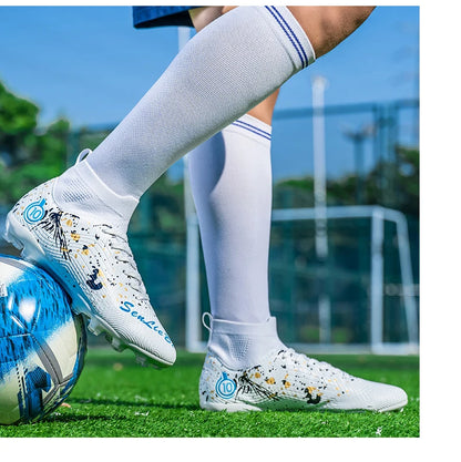 New Men Professional Soccer Shoes Non-slip Football Boots Unisex Breathable Futsal Sports New Cleats Drop Shipping Ultralight