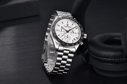 2026 New PAGANI DESIGN Mens Watches Panda Moon Watch Luxury Quartz Watch For Men Automatic Date Sport Chronograph Wristwatch Men